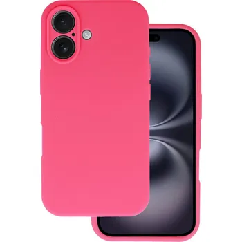 Pouzdro na mobilní telefon Zadní kryt Silicone Lite pro iPhone 16 fuchsiový
