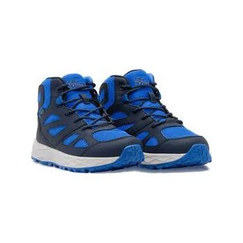 Pánská treková obuv Trekingová obuv Jack Wolfskin Woodland 2 Texapore Mid K 4059831 Tmavomodrá 26