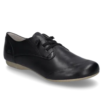 Dámské polobotky Josef Seibel Fiona 01 kožená vycházková obuv černá Barva: Černá, Velikost: 41