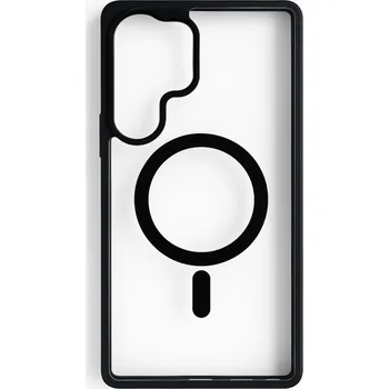 Pouzdro na mobilní telefon Zadní kryt Acrylic Color Magsafe pro Samsung Galaxy S25 Ultra černý