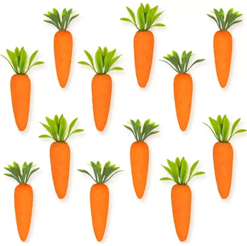 Velikonoční dekorace Velikonoční dekorace mrkvičky 12 ks