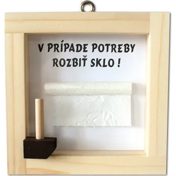 Rám na obraz Obrázek První pomoc - WC papír SK