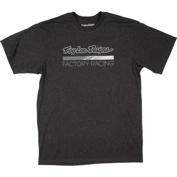 Pánské tričko Troy Lee Designs Factory Racing SS Tee XL black heather/gray