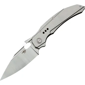 kapesní nůž Bestech EXPLOIT S35VN, Satin, Titan, Šedá BT2005A