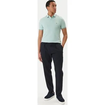 Pánské tričko Tommy Hilfiger Polokošile Seasonal MW0MW39993 Zelená Slim Fit XL