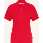 Barbour Dámské Pletené Polo Tričko, červená, 38