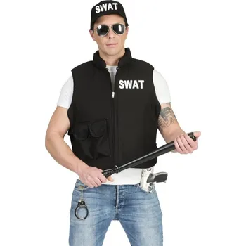 Karnevalový kostým Pánský kostým SWAT vesta M