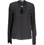 Patrizia Pepe Dámská černá halenka s dlouhým rukávem