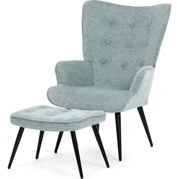 Křeslo Křeslo s podnožkou AK-303 BLUE2 - SLEVA 3% s kodem radost25