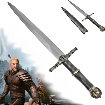 Replika zbraně Miniatura Zaklínačova meče/dýka "WITCHER'S MINI STEEL SWORD"