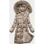 Béžová dámská prošívaná zimní bunda Swest (B8266-12)