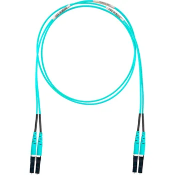 Síťový kabel FX2ELLNLNSNM002 Optický propojovací kabel LC-LC duplex MM 50/125um OM3, délka 2m, tyrkysová