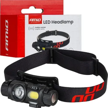Čelovka univerzální LED 1200 mAh s pohybovým senzorem