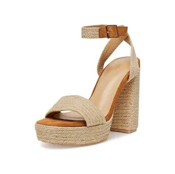 Dámské baleríny DeeZee Espadrilky KL-F20074-36 Béžová 41