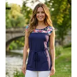 Dámské triko KIXMI SELLY TMAVÁ MODRÁ XS