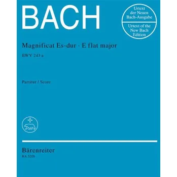 J.S. Bach: Magnificat in E-flat major BWV 243a (noty, partitura)
