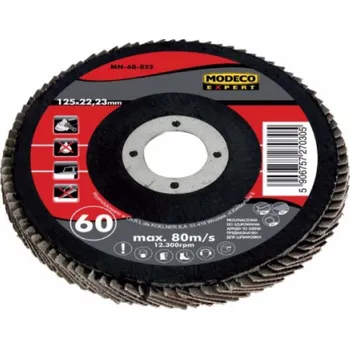 Brusný kotouč Modeco konvexní lamelový kotouč 125 mm zrnitost 40 (MN-68-821)