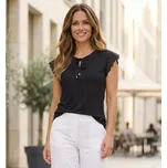 Dámské triko KIXMI SAPHIRA ČERNÁ M