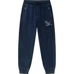 Chlapecké riflové tepláky WOLF tm.modré T2562B