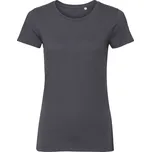 Dark grey womens t-shirt Pure Organic Russell