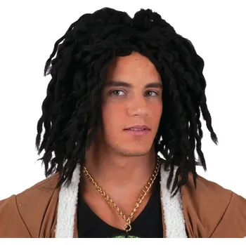 Karnevalová paruka Paruka rasta dredy černé