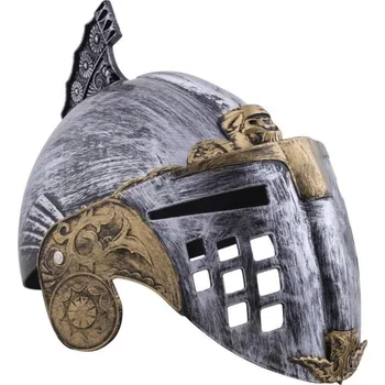 Karnevalový doplněk Funny Fashion Helma rytíř s hledím