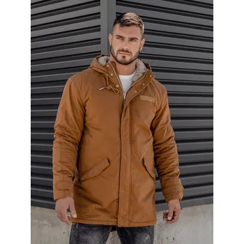 Pánský kabát Kamelová pánská zimní bavlněná parka Bolf EX838A - M