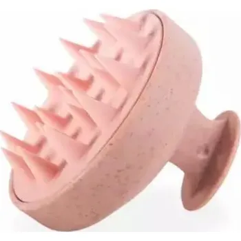 Masážní přístroj Mohani_zszczotka pro mytí vlasů a masáže hlavy růžové