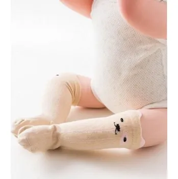 Dětská móda Dětské dlouhé ponožky - Zvířátka béžova 2-4 roky