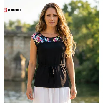 Dámské tričko Dámské triko KIXMI SELLY ČERNÁ S