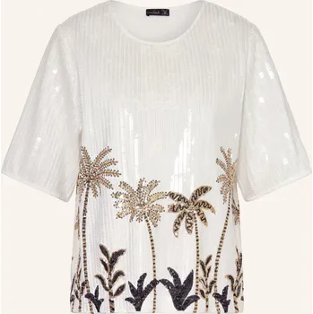 Dámská halenka Van Laack Dámská Blůza Vl-Jorina-Appl S Flitry, bílá / zlatá...