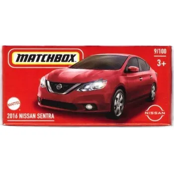 autíčko Nissan Sentra 2016 červený 1:64 - MATCHBOX Nissan Sentra - model auta