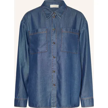 Dámská halenka Catnoir Dámská Košilová Halenka V Džínovém Vzhledu, modrá, 34