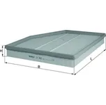 Vzduchový filtr KNECHT LX 982