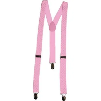 Karnevalový doplněk Šle s puntíky růžové