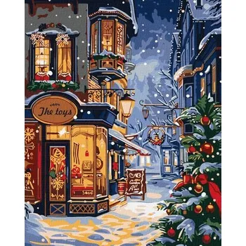 Set školních potřeb Malowanie po numerach - Sklep z pamiątkami 40x50cm