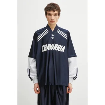 Tričko adidas Originals x Willy Chavarria Dazzle Jersey, XL, námořnická modř, 59X