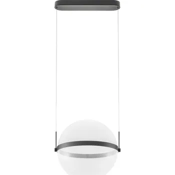 Redo Závěsné LED svítidlo ATLAS 34W, ø 40 cm, CRI90 Barva: Černá, Barva světla: 3000K