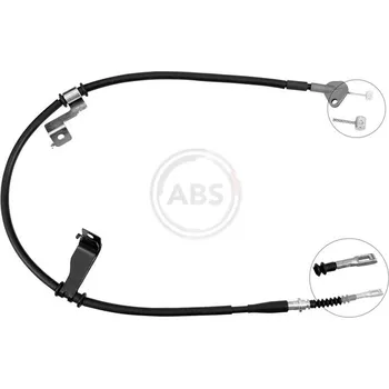 Lanko parkovací brzdy Tažné lanko, parkovací brzda A.B.S. K15003