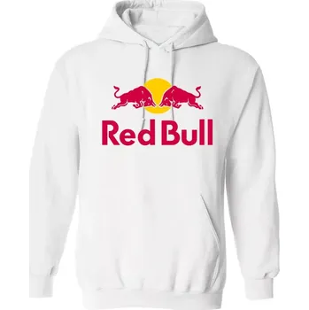 Pánská móda Mikina s motivem Red Bull 211 bíla XL