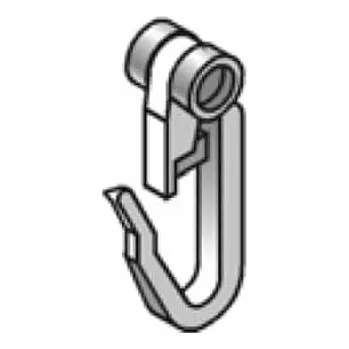 Příslušenství pro garnýž URBÁNEK Záclonový jezdec - háček AL2507
