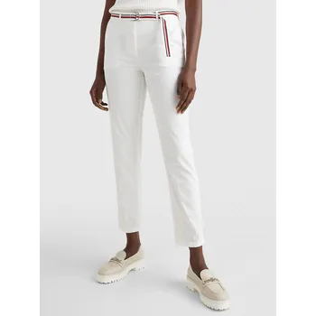 Dámské kalhoty Bílé dámské zkrácené chino kalhoty Tommy Hilfiger - Dámské Tommy Hilfiger šedá 1860934