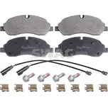 Sada brzdových destiček, vždy 4 kusy v sadě SWAG 50 91 6955