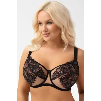 Podprsenka Nevyztužená podprsenka Gorsenia Lexi Černá 85E