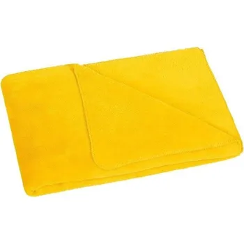 Dětská deka BROTEX Dětská micro deka, sytě žlutá 75x100cm
