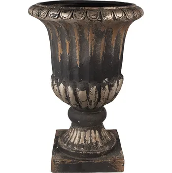 Květináč Clayre & Eef - Květináč na stopce z magnesia oxide 5MG0024