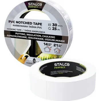 Lepicí páska Páska lepící PVC, vroubkovaná, 48 mm x 25 m, STALCO