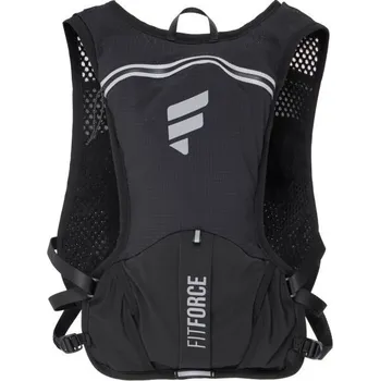 Sportovní batoh Běžecký batoh Fitforce MERIT UNI Černá, Stříbrná