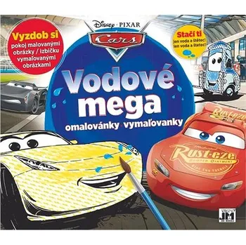 Hračka Vodové mega omalovánky Auta Kniha