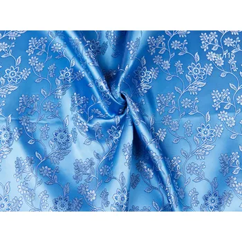 HEDVA ČESKÝ BROKÁT Ondrin 160 krojový brokát POPÍNAVKA azurová | 115